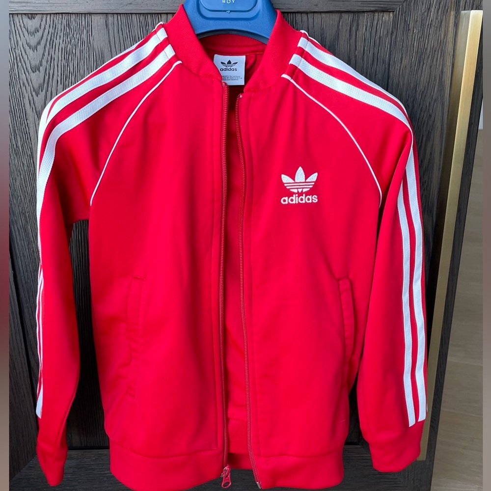 Adidas boys track suit size 7-8